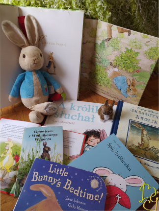 Poszukiwacze skarbu, czyli o domowej (nieidealnej) metodzie projektu Relacja z domowej metody projektu_Króliki i zające na wiosennej łące_Bocianie Gniazdo Blog_Malwina Kałużyńska